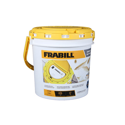 Frabill Dual Fish Bait Bucket w/Aerator, 1.3 Gallon, Insulated