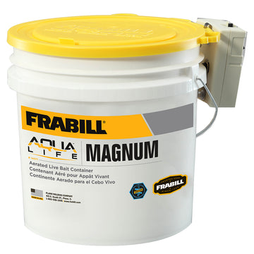 Frabill Magnum Bait Bucket with Aerator, 4.25 Gallons
