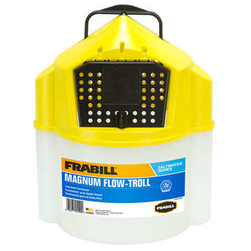 Frabill Magnum Flow Troll Shrimp Bucket, 10 Quart