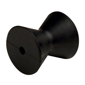C.E. Smith Natural Rubber Bow Roller, 4" Diameter, 3-3/4"W, 1/2" ID Shaft