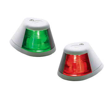 Perko 12V White Horizontal-Mount Side Lights, Pair