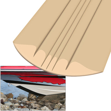 Megaware KeelGuard Keel Protector, 6' Sand – USA Made, for Boats up to 18'