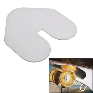 Megaware ScuffBuster Bow Guard XL with Notch, 9" x 8.75" Stainless Steel