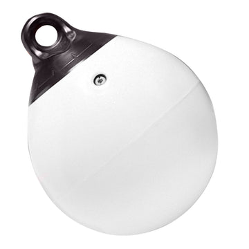 Taylor Made Tuff End Inflatable Vinyl Buoy, 18" White – Commercial-Grade