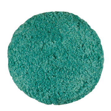 Presta Rotary Blended Wool Buffing Pad, Green Light Cut/Polish, 9 in.