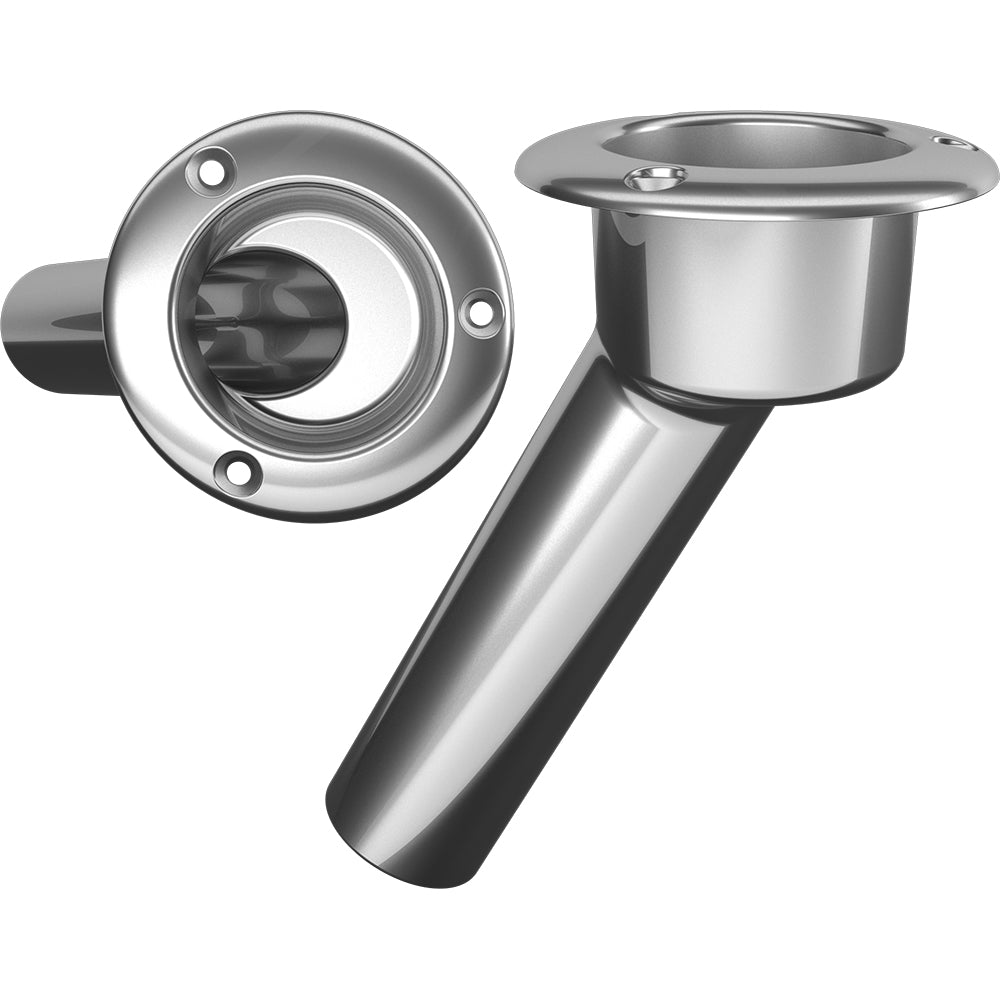 Mate Series Combination Rod & Cup Holder, 30-Degree Stainless Steel
