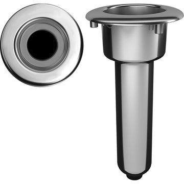 Mate Series Elite Screwless 0° Stainless Steel Rod & Cup Holder with Drain