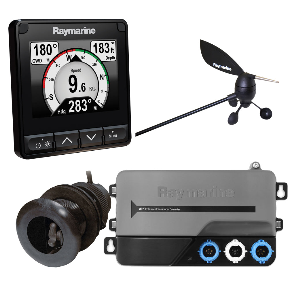 Raymarine i70s System Pack - Color Instrument & Wind, DST Transducer