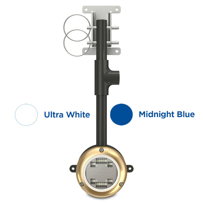 OceanLED Sport S3124d Dock Light, Dual Blue/White Color, 3000 Lumens