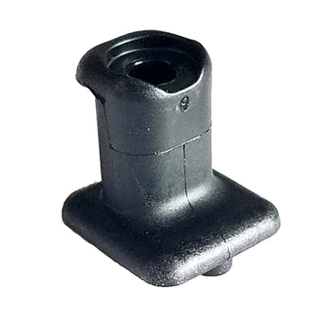 Southco F7 Flexible T-Handle Latch Keeper, Front Mount, Nylon, Black