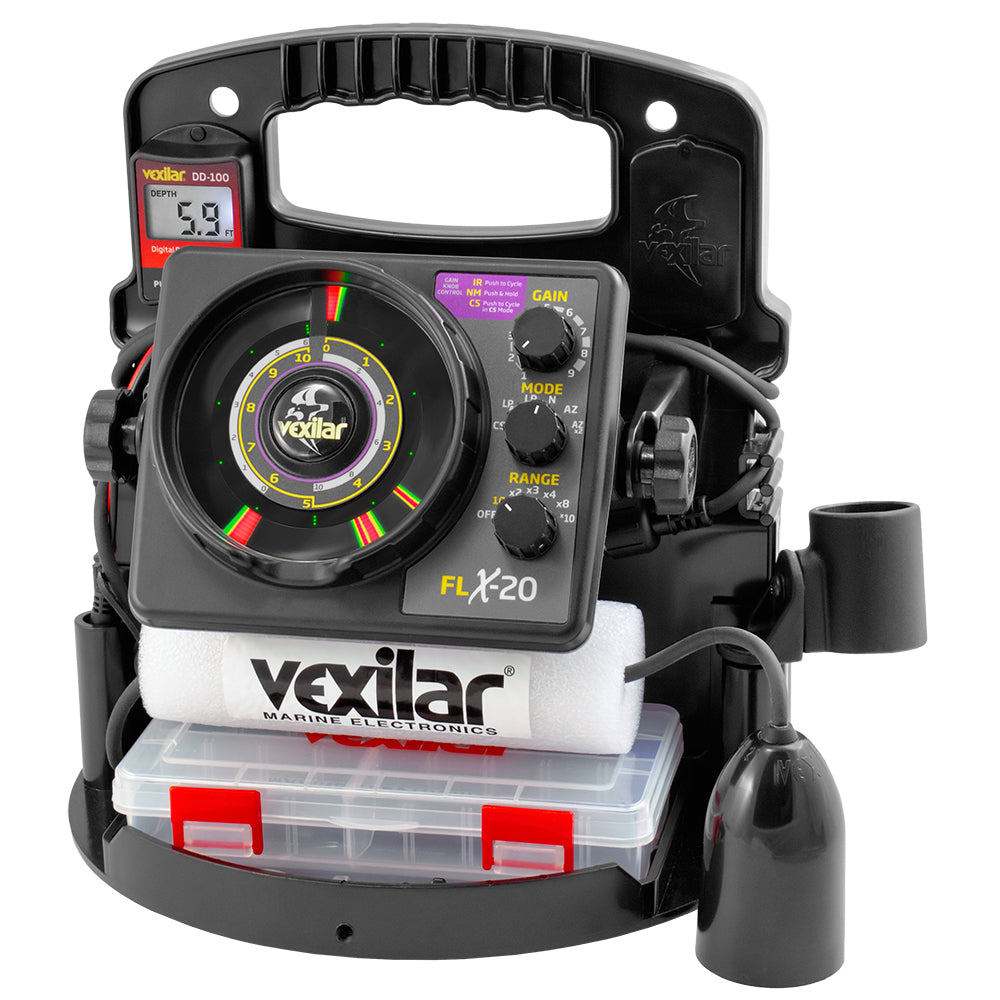 Vexilar FLX-20 Pro Pack II w/12&deg; Ice Ducer & DD-100