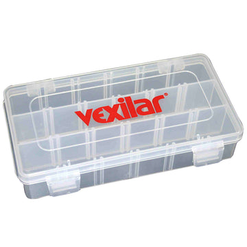Vexilar Tackle Box for Ultra & Pro Pack Ice Systems, Clear, 2"H x 7"L x 3"W