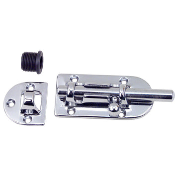 Perko Chrome Barrel Bolt, 5-1/4" Length, 3/8" Bolt, Made in USA