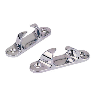 Perko Skene Bow Chocks, Chrome Plated Zinc Alloy Pair for 1/2" Rope