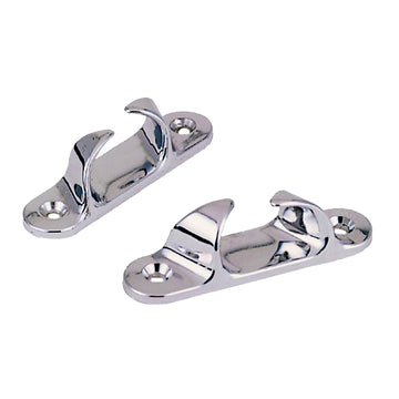 Perko Skene Bow Chocks, Chrome Plated Zinc Alloy Pair for 1/2" Rope