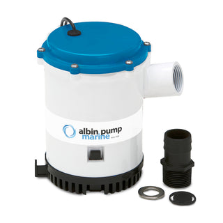 Albin Group 01-03-011 Heavy Duty Bilge Pump, 1750 GPH, 12V