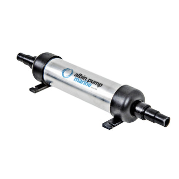Albin Pump Marine Active Carbon Filter, Black Water System, Adjustable Ports