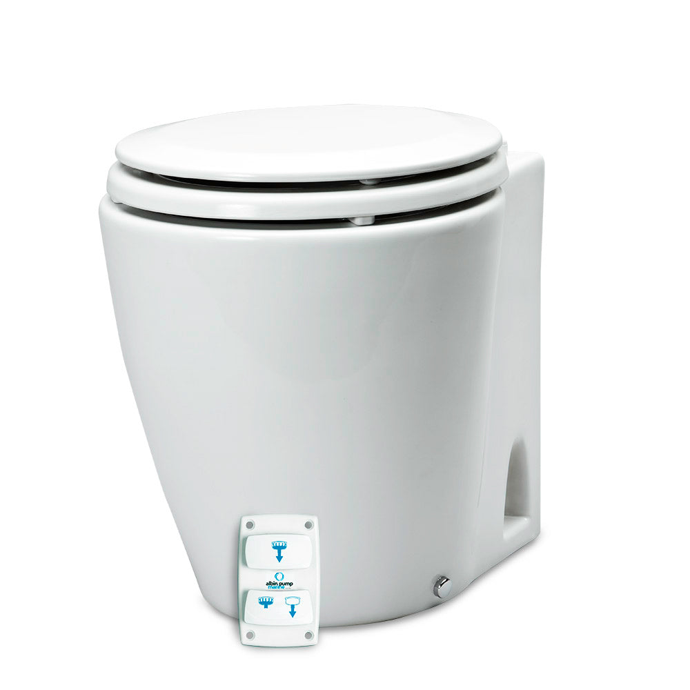 Albin Group Marine Design Compact Electric Toilet, 12V