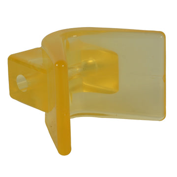 C.E. Smith Y-Stop 3 in. x 3 in. Boat Trailer Roller, 1/2 in. ID, Yellow PVC