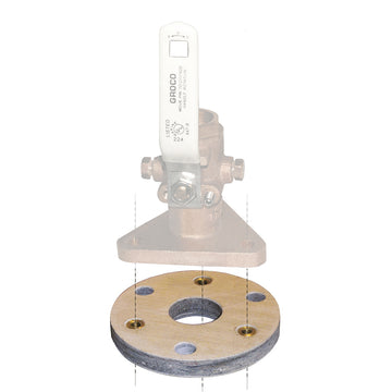 GROCO BB-3 Seacock Backing Block for 2 in. and 2-1/2 in. Seacocks