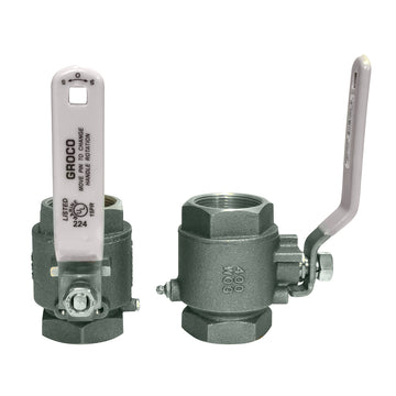 GROCO IBV-250-S 1/4 in. NPT #316 Stainless Steel In-Line Ball Valve