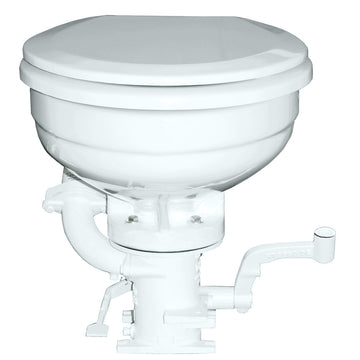 GROCO K-H K Series Hand Operated Marine Toilet, Household Size
