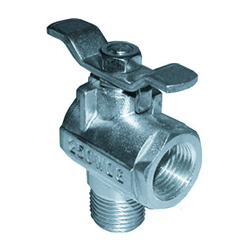 GROCO FV-590-S 1/2 in. NPT 90-Degree Stainless Steel Fuel Valve
