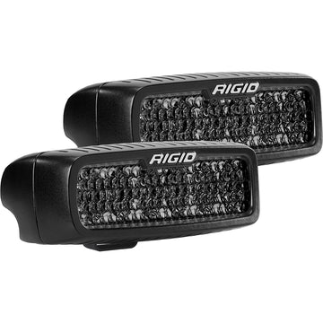 RIGID Industries SR-Q PRO Midnight Spot Diffused Surface Mount LED Lights, Pair