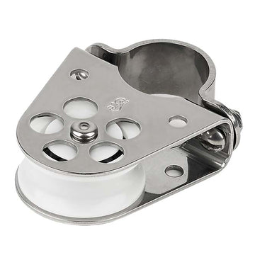 Schaefer Marine 300-34 Clamp-On Stanchion Lead Block, 1" Ball Bearing