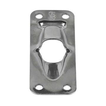 Schaefer Marine Flat Halyard Exit Plate 34-46, Max 1/2" Line - Stainless Steel
