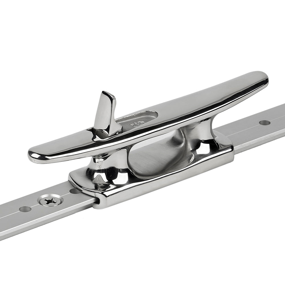 Schaefer Marine 70-75 Mid-Rail Chock/Cleat, 1-1/4" 316 SS, 4500 lbs SWL
