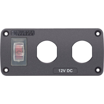 Blue Sea Systems 4364 Water Resistant USB Accessory Panel with 15A Circuit Breaker