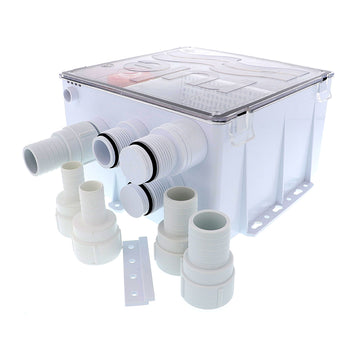 Rule 99B Shower Drain Box System, 1100 GPH, 12V DC