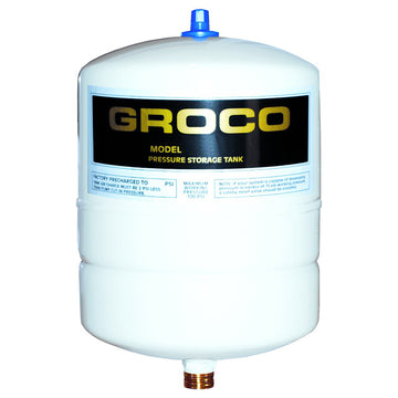 GROCO PST-1 Pressure Storage Tank, 0.5 Gallon Drawdown, Made in USA
