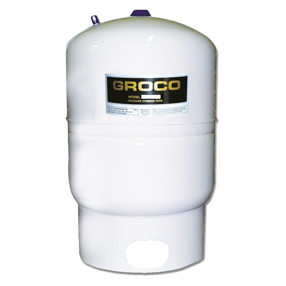 GROCO PST-3A Series Pressure Storage/Accumulator Tank, 3.2 Gallon Drawdown