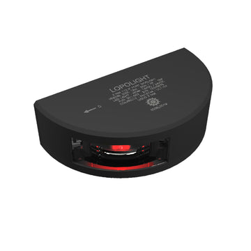 Lopolight Series 301-002 Port Sidelight, 2NM, Black Housing