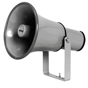Speco Tech 8.5 in. Weatherproof PA Speaker with Transformer, 15W