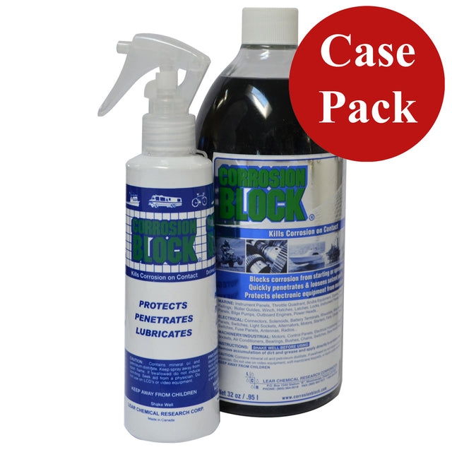 Corrosion Block Corrosion Protection Fluid, 32 oz. Pump Bottle (Case of 4)