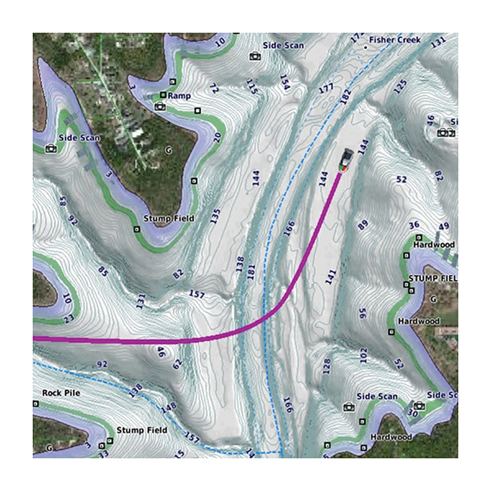 Garmin LakeVÜ g3 Ultra U.S. - West, 17,000+ Lakes, 1' Contours & Auto Guidance