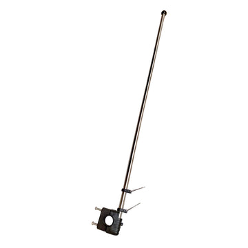 Sea-Dog Stainless Steel Rail Mount Flagpole, 30" – Fits 7/8" & 1" Rails