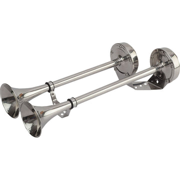 Sea-Dog MaxBlast Dual Trumpet Horn, 123dB 12V, USCG & ABYC Compliant