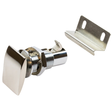 Sea-Dog Push Button Cabinet Latch, Rectangular – 316 Stainless Steel