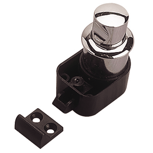 Sea-Dog Push Button Rim Latch, Polished Chrome