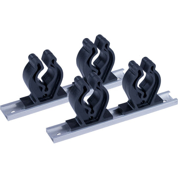 Sea-Dog Track Rod Holder, 7" Tracks, 4 Rod Clips