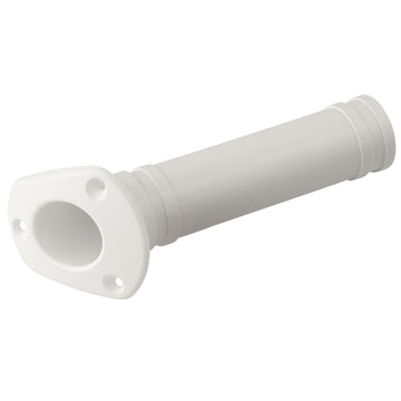 Sea-Dog Flush Mount Rod Holder, 30-Degree, White ABS Plastic