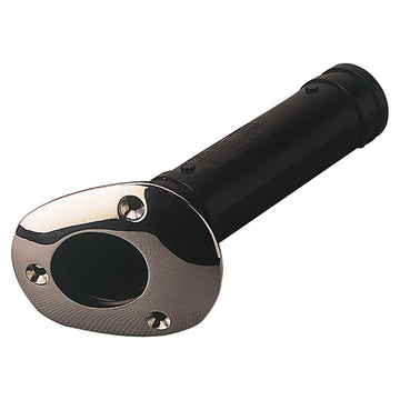Sea-Dog Flush Mount Rod Holder w/Stainless Top, 1-5/8" Dia., 9-1/2" L