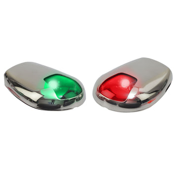 Sea-Dog Stainless Steel Side Mount LED Navigation Lights, USCG 2 NM Pair