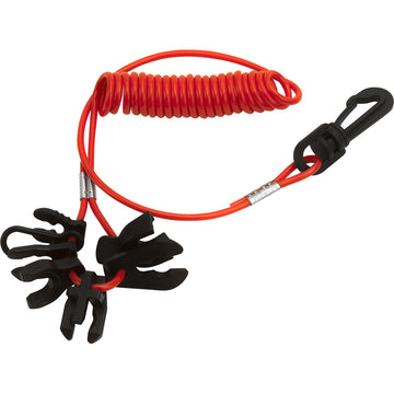 Sea-Dog 7-Key Universal Emergency Kill Switch Lanyard, 50 in.