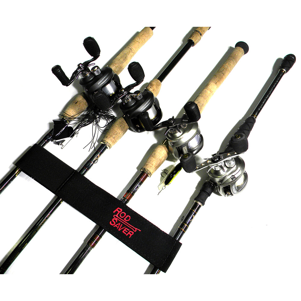 Rod Saver Pro Model Stretch Single Strap, 12-inch, Holds 7 Rods