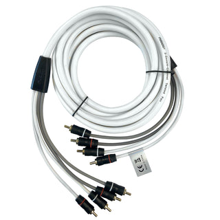 Fusion 4-Channel RCA Audio Cable, 12 ft. – Marine Grade